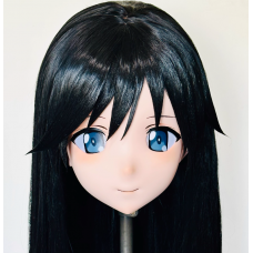 (AL170)Customize Character! Female/Girl Resin Full/Half Head With Lock Anime Cosplay Japanese Animego Kigurumi Mask