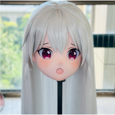 (AL171)Customize Character! Female/Girl Resin Full/Half Head With Lock Anime Cosplay Japanese Animego Kigurumi Mask