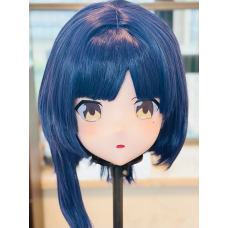 (AL175)Customize Character! Female/Girl Resin Full/Half Head With Lock Anime Cosplay Japanese Animego Kigurumi Mask