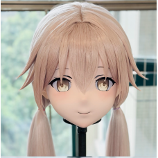 (AL177)Customize Character! Female/Girl Resin Full/Half Head With Lock Anime Cosplay Japanese Animego Kigurumi Mask