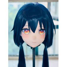 (AL180)Customize Character! Female/Girl Resin Full/Half Head With Lock Anime Cosplay Japanese Animego Kigurumi Mask