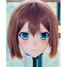 (AL182)Customize Character! Female/Girl Resin Full/Half Head With Lock Anime Cosplay Japanese Animego Kigurumi Mask