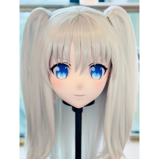 (AL183)Customize Character! Female/Girl Resin Full/Half Head With Lock Anime Cosplay Japanese Animego Kigurumi Mask