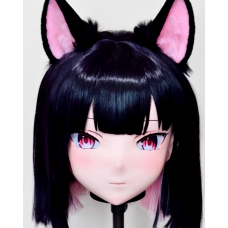 (AL184)Customize Character! Female/Girl Resin Full/Half Head With Lock Anime Cosplay Japanese Animego Kigurumi Mask