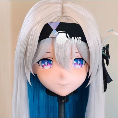 (AL185)Customize Character! Female/Girl Resin Full/Half Head With Lock Anime Cosplay Japanese Animego Kigurumi Mask