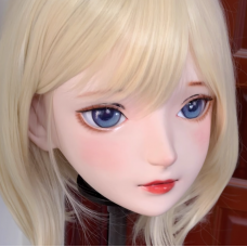 (AL193)Customize Character! Female/Girl Resin Full/Half Head With Lock Anime Cosplay Japanese Animego Kigurumi Mask