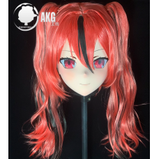 (AL195)Customize Character! Female/Girl Resin Full/Half Head With Lock Anime Cosplay Japanese Animego Kigurumi Mask