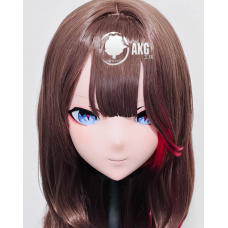(AL197)Customize Character! Female/Girl Resin Full/Half Head With Lock Anime Cosplay Japanese Animego Kigurumi Mask