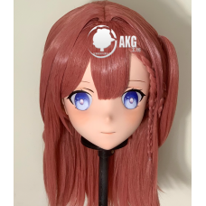(AL198)Customize Character! Female/Girl Resin Full/Half Head With Lock Anime Cosplay Japanese Animego Kigurumi Mask