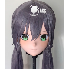 (AL200)Customize Character! Female/Girl Resin Full/Half Head With Lock Anime Cosplay Japanese Animego Kigurumi Mask