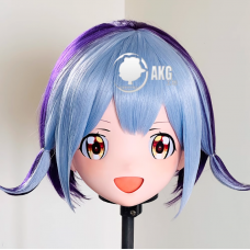(AL202)Customize Character! Female/Girl Resin Full/Half Head With Lock Anime Cosplay Japanese Animego Kigurumi Mask
