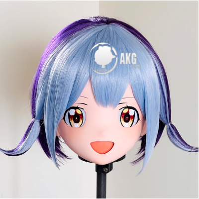 (AL202)Customize Character! Female/Girl Resin Full/Half Head With Lock Anime Cosplay Japanese Animego Kigurumi Mask