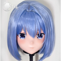 (AL203)Customize Character! Female/Girl Resin Full/Half Head With Lock Anime Cosplay Japanese Animego Kigurumi Mask