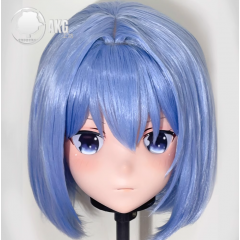 (AL203)Customize Character! Female/Girl Resin Full/Half Head With Lock Anime Cosplay Japanese Animego Kigurumi Mask