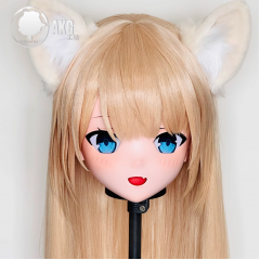 (AL204)Customize Character! Female/Girl Resin Full/Half Head With Lock Anime Cosplay Japanese Animego Kigurumi Mask