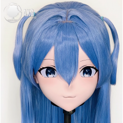 (AL205)Customize Character! Female/Girl Resin Full/Half Head With Lock Anime Cosplay Japanese Animego Kigurumi Mask