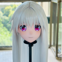 (AL208)Customize Character! Female/Girl Resin Full/Half Head With Lock Anime Cosplay Japanese Animego Kigurumi Mask