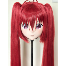 (AL209)Customize Character! Female/Girl Resin Full/Half Head With Lock Anime Cosplay Japanese Animego Kigurumi Mask