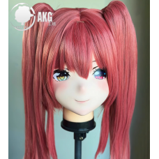 (AL69)Customize Character! Female/Girl Resin Full/Half Head With Lock Anime Cosplay Japanese Animego Kigurumi Mask