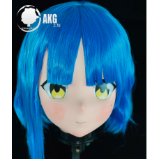 (AL74)Customize Character! Female/Girl Resin Full/Half Head With Lock Anime Cosplay Japanese Animego Kigurumi Mask