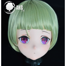 (AL75)Customize Character! Female/Girl Resin Full/Half Head With Lock Anime Cosplay Japanese Animego Kigurumi Mask