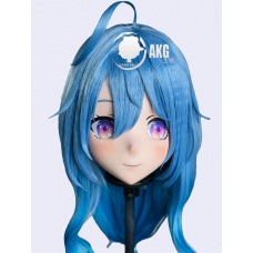 (AL79)Customize Character! Female/Girl Resin Full/Half Head With Lock Anime Cosplay Japanese Animego Kigurumi Mask