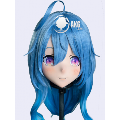 (AL79)Customize Character! Female/Girl Resin Full/Half Head With Lock Anime Cosplay Japanese Animego Kigurumi Mask