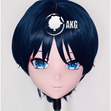 (AL83)Customize Character! Female/Girl Resin Full/Half Head With Lock Anime Cosplay Japanese Animego Kigurumi Mask