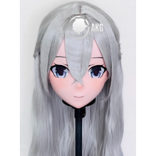(AL84)Customize Character! Female/Girl Resin Full/Half Head With Lock Anime Cosplay Japanese Animego Kigurumi Mask