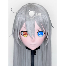 (AL88)Customize Character! Female/Girl Resin Full/Half Head With Lock Anime Cosplay Japanese Animego Kigurumi Mask
