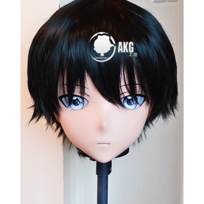 (AL89)Customize Character! Female/Girl Resin Full/Half Head With Lock Anime Cosplay Japanese Animego Kigurumi Mask