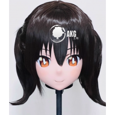 (AL90)Customize Character! Female/Girl Resin Full/Half Head With Lock Anime Cosplay Japanese Animego Kigurumi Mask