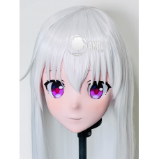 (AL92)Customize Character! Female/Girl Resin Full/Half Head With Lock Anime Cosplay Japanese Animego Kigurumi Mask