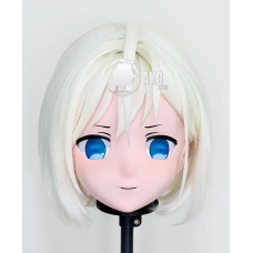 (AL98)Customize Character! Female/Girl Resin Full/Half Head With Lock Anime Cosplay Japanese Animego Kigurumi Mask