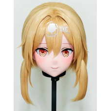 (AL99)Customize Character! Female/Girl Resin Full/Half Head With Lock Anime Cosplay Japanese Animego Kigurumi Mask