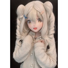 (AL35)Customize Character! Female/Girl Resin Full/Half Head With Lock Anime Cosplay Japanese Animego Kigurumi Mask