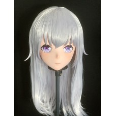 (AL31)Customize Character! Female/Girl Resin Full/Half Head With Lock Anime Cosplay Japanese Animego Kigurumi Mask