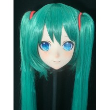 (AL32)Customize Character! Female/Girl Resin Full/Half Head With Lock Anime Cosplay Japanese Animego Kigurumi Mask