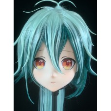 (AL34)Customize Character! Female/Girl Resin Full/Half Head With Lock Anime Cosplay Japanese Animego Kigurumi Mask