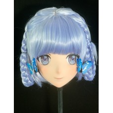 (AL30)Customize Character! Female/Girl Resin Full/Half Head With Lock Anime Cosplay Japanese Animego Kigurumi Mask