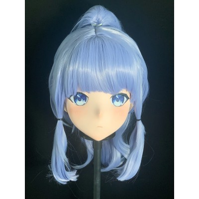 (AL28)Customize Character! Female/Girl Resin Full/Half Head With Lock Anime Cosplay Japanese Animego Kigurumi Mask