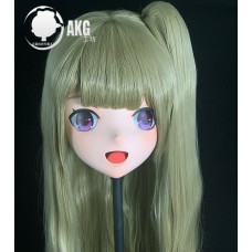 (AL39)Customize Character! Female/Girl Resin Full/Half Head With Lock Anime Cosplay Japanese Animego Kigurumi Mask