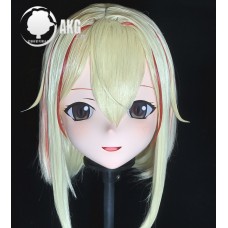 (AL45)Customize Character! Female/Girl Resin Full/Half Head With Lock Anime Cosplay Japanese Animego Kigurumi Mask
