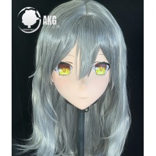 (AL48)Customize Character! Female/Girl Resin Full/Half Head With Lock Anime Cosplay Japanese Animego Kigurumi Mask