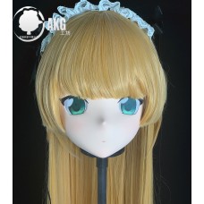 (AL59)Customize Character! Female/Girl Resin Full/Half Head With Lock Anime Cosplay Japanese Animego Kigurumi Mask