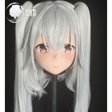 (AL53)Customize Character! Female/Girl Resin Full/Half Head With Lock Anime Cosplay Japanese Animego Kigurumi Mask