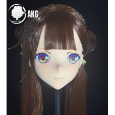 (AL52)Customize Character! Female/Girl Resin Full/Half Head With Lock Anime Cosplay Japanese Animego Kigurumi Mask