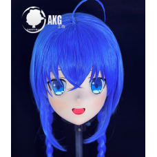 (AL63)Customize Character! Female/Girl Resin Full/Half Head With Lock Anime Cosplay Japanese Animego Kigurumi Mask