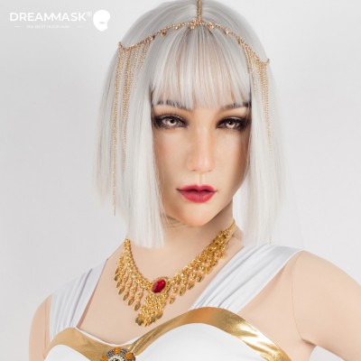 (Ching4G) Goddess Special Makeup! Crossdress Silicone Female Mask Full/Half Head Transgender Realistic Face Kigurumi DMS Mask