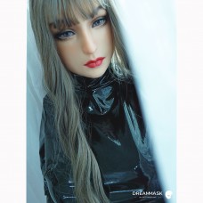(Ching3 Speical Makeup)New Design Quality Handmade Silicone Beautiful And Sweet Full/Half Head Female Face Crossdress Mask Crossdresser Doll